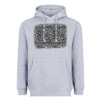 Heather Grey grey leopard background Heavyweight Hoodie - OliviaCreatesArt