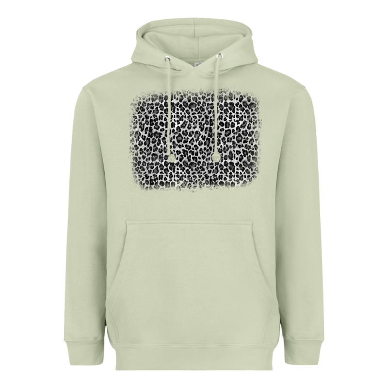 Grey Leopard Background Heavyweight Hoodie by OliviaCreatesArt | Teevron