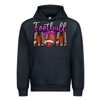 Navy Football Mom Urban Hoodie - CowhideDigitalArt
