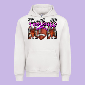 Football Mom Urban Hoodie Designed By Cowhidedigitalart