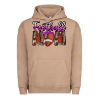 Pigment Burro Football Mom Urban Hoodie - CowhideDigitalArt