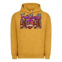Pigment Peanut Butter Football Mom Urban Hoodie - CowhideDigitalArt