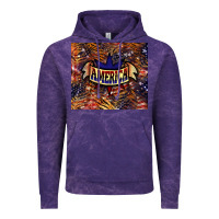 Cloud Purple tiger america Vintage Hoodie - NancyCooperArtShop