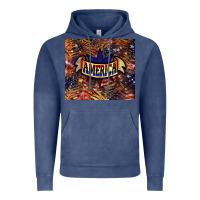 Vintage Denim tiger america Vintage Hoodie - NancyCooperArtShop