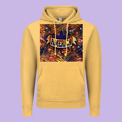 Tiger America Vintage Hoodie Designed By Nancycooperartshop
