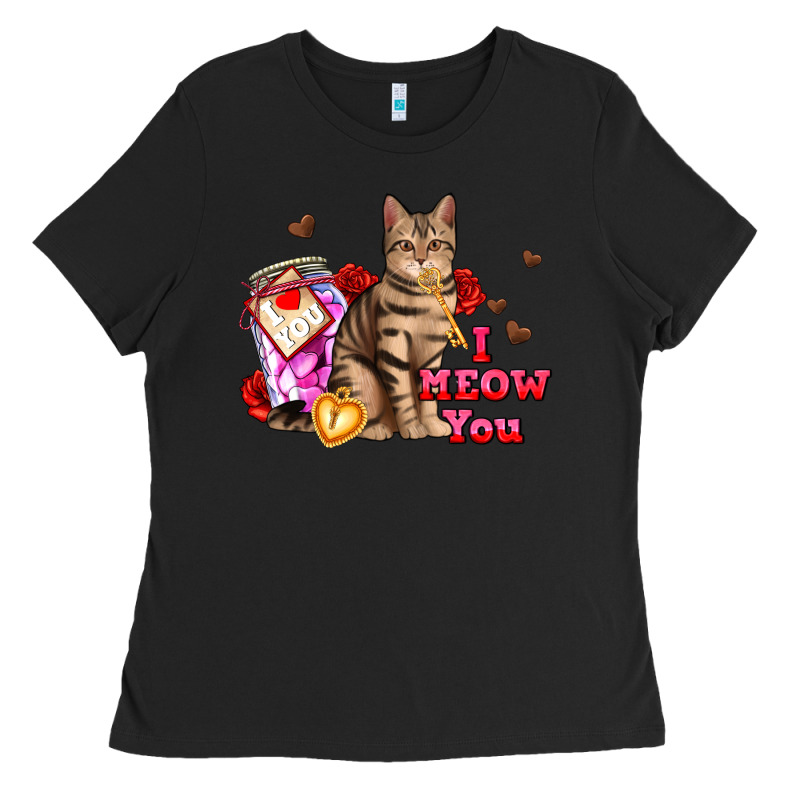 I Meow You Ladies Tee by AdoDesignShop | Teevron