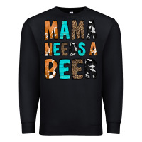 Black Mama Needs a Beer Premium Sweatshirt - CowCowDesign