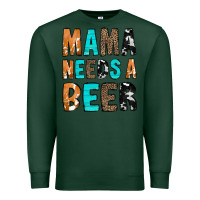 Sports Green Mama Needs a Beer Premium Sweatshirt - CowCowDesign