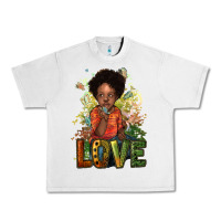 Black Afro Boy Love Urban Heavy Tee | Teevron