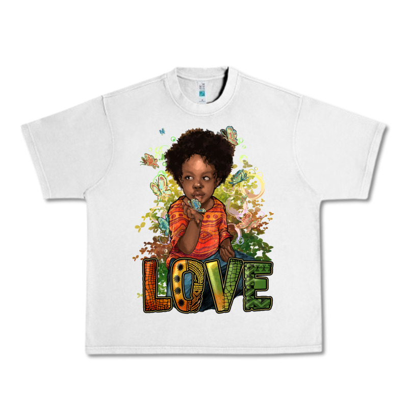 Black Afro Boy Love Urban Heavy Tee by NancyCooperArtShop | Teevron