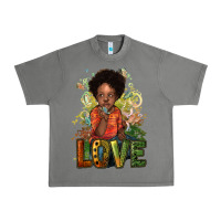Tornado black afro boy love Urban Heavy Tee - NancyCooperArtShop