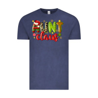 Vintage Denim aunt claus Vintage Tee - MaliasSmallBusiness
