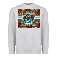 Heather Grey viva mexico long live mexico Heavyweight Sweatshirt - Jasminsmagicworld