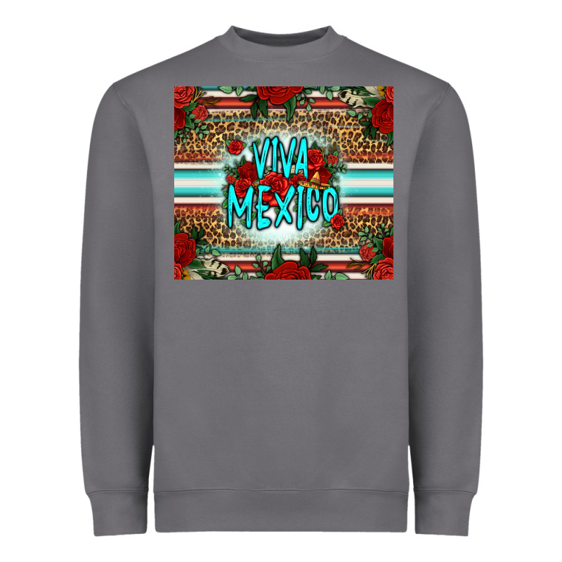 Viva Mexico Long Live Mexico Heavyweight Sweatshirt by Jasminsmagicworld | Teevron