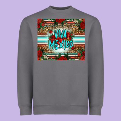 Viva Mexico Long Live Mexico Heavyweight Sweatshirt Designed By Jasminsmagicworld