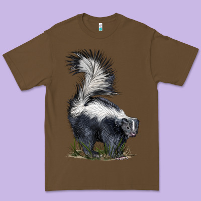 Skunk Premium Tee Designed By Lillyallendesigns