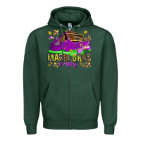 Sports Green Mardi Gras Cruise Zipper Hoodie - HowdyJamesFarm