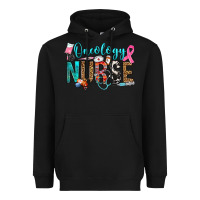 Black oncology nurse Heavyweight Hoodie - OliviaCreatesArt
