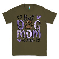 Army Green best dog mom ever Classic Tee - MaliasSmallBusiness