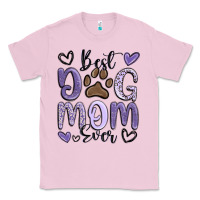 Bubblegum Pink best dog mom ever Classic Tee - MaliasSmallBusiness