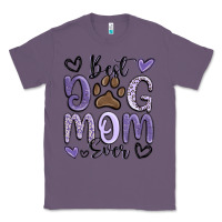 Lavender best dog mom ever Classic Tee - MaliasSmallBusiness