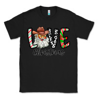 Black Love Christmas Santa Classic Tee - CowhideDigitalArt