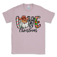 Lilac Love Christmas Santa Classic Tee - CowhideDigitalArt