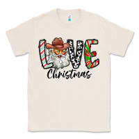 Natural Love Christmas Santa Classic Tee - CowhideDigitalArt