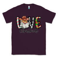 Plum Love Christmas Santa Classic Tee - CowhideDigitalArt