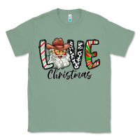 Sage Love Christmas Santa Classic Tee - CowhideDigitalArt