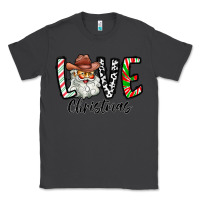 Smoke Love Christmas Santa Classic Tee - CowhideDigitalArt