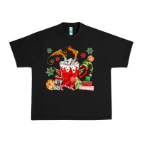 Black cup of chocolate and cookies Urban Heavy Tee - MaliasSmallBusiness