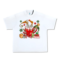 White cup of chocolate and cookies Urban Heavy Tee - MaliasSmallBusiness