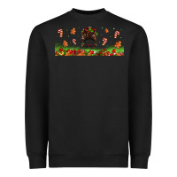 Black christmas mama messy bun Heavyweight Sweatshirt - Jasminsmagicworld