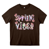 Chocolate Brown spring vibes Heavy Core Tee - Artiststas