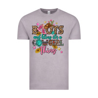 Vintage Zinc boots and bling it's a cowgirl thing Vintage Tee - MaliasSmallBusiness