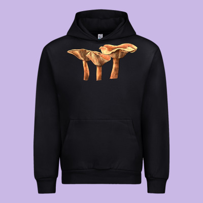 Lactarius Rufus Mushroom Illustrations Urban Hoodie Designed By Lillyallendesigns