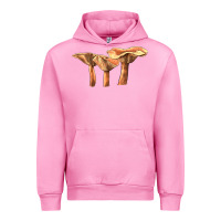 Fuchsia Pink Lactarius Rufus Mushroom Illustrations Urban Hoodie - LillyAllenDesigns