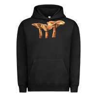 Pigment Black Lactarius Rufus Mushroom Illustrations Urban Hoodie - LillyAllenDesigns
