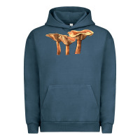 Pigment Midnight Navy Lactarius Rufus Mushroom Illustrations Urban Hoodie - LillyAllenDesigns