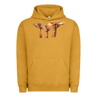 Pigment Peanut Butter Lactarius Rufus Mushroom Illustrations Urban Hoodie - LillyAllenDesigns