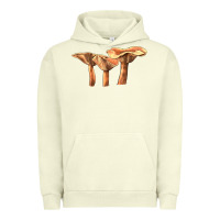 Pigment Pistachio Lactarius Rufus Mushroom Illustrations Urban Hoodie - LillyAllenDesigns