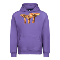 Tulip Lactarius Rufus Mushroom Illustrations Urban Hoodie - LillyAllenDesigns