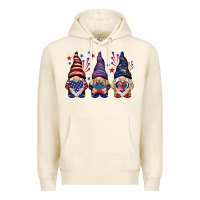 Sandshell 4th Of July gnomies with stars Premium Hoodie - HowdyJamesFarm