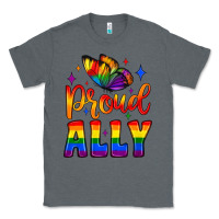 Charcoal Heather proud ally Classic Tee - JahusDesignShop