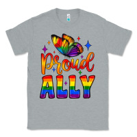 Heather Grey proud ally Classic Tee - JahusDesignShop