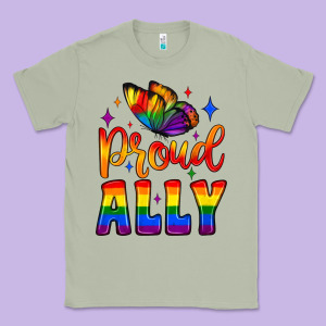 Proud Ally Classic Tee Designed By Jahusdesignshop