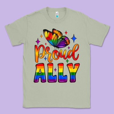 Proud Ally Classic Tee Designed By Jahusdesignshop