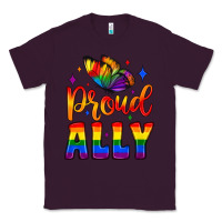 Plum proud ally Classic Tee - JahusDesignShop