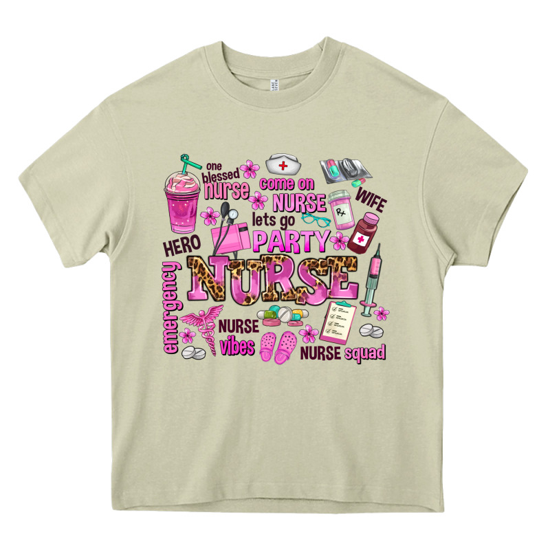 Come On Nurse Lets Go Party Heavy Core Tee by AdoDesignShop | Teevron